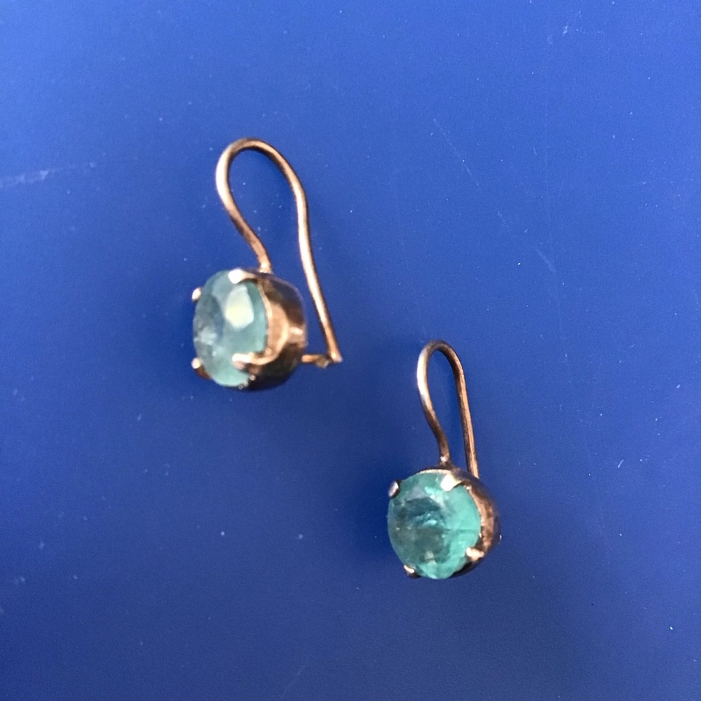 Blue Topaz Earrings